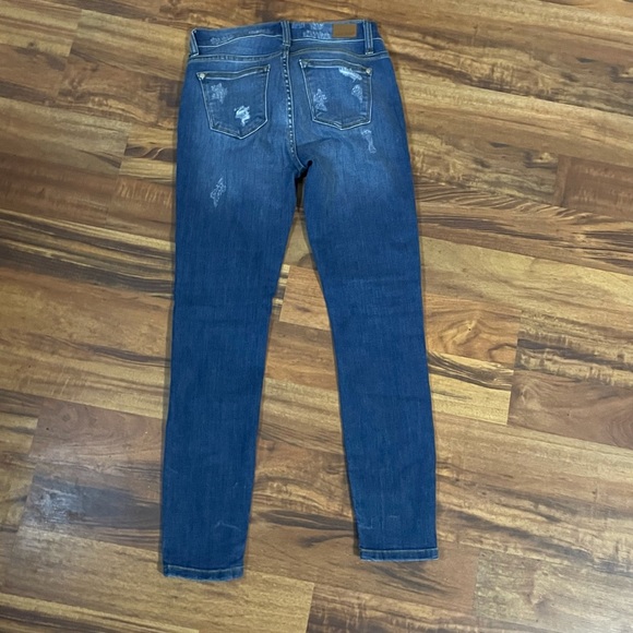 Leopard patch skinny Judy Blue jeans - Picture 3 of 8